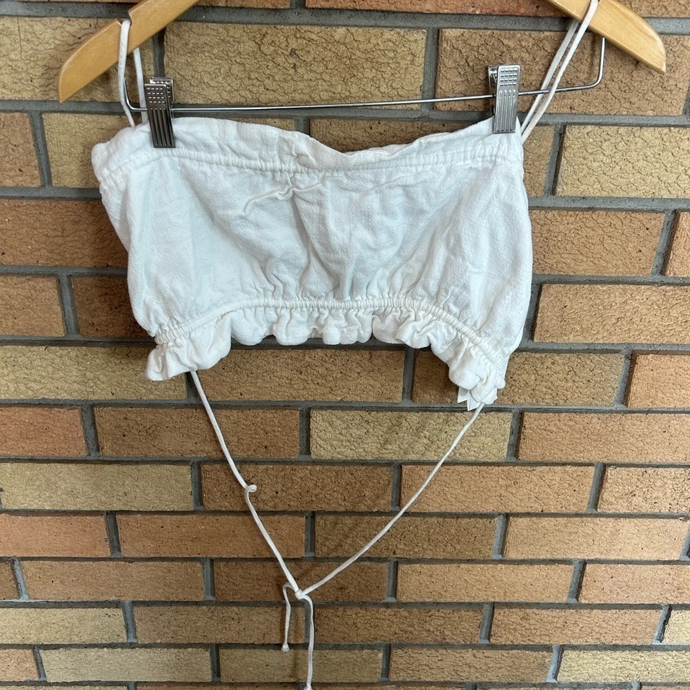 NWT Bardot The Barely There Top in Ivory Size Large/10 - Picture 4 of 7